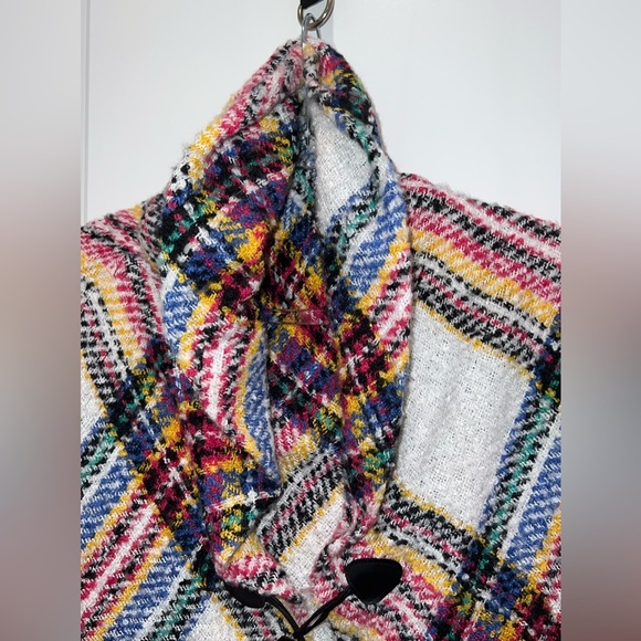 Multi Colored Poncho Like New - Picture 7 of 10
